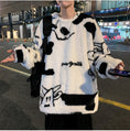 Load image into Gallery viewer, [Minatojima Impression Series] ★Tops★ 2color White or Blue Unisex Couple Clothes Fashion Cow Cute Cheap White Blue
