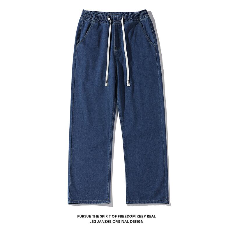 [BIGEMAN Series]★Denim pants★ 4color bottoms pants unisex men's large size plain simple