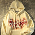 Load image into Gallery viewer, [Roba Series] ★Fleece-lined hoodie★ 2color tops unisex men's embroidered beige coffee color
