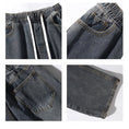 Load image into Gallery viewer, [BIGEMAN series]★Denim pants★ 2color bottoms pants men's large size gray blue black
