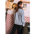 Load image into Gallery viewer, [Kokaisha --- Taiko series] ★China style sweater★ Tops Thick and warm High neck Gray Gray
