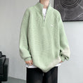 Load image into Gallery viewer, [Leonbinno Series]★Sweater★ 3color Knit Tops Unisex Men's Large Size Black Green Brown
