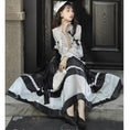 Load image into Gallery viewer, [Cloud Chigetsu---Moonlight Series] ★China style setup★ 4-piece set, long sleeve shirt + windshield skirt, coming-of-age ceremony, everyday wear, cute
