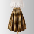 Load image into Gallery viewer, [MOERBEN Series]★Skirt★ Bottoms High Waist Plaid Pattern Yellow Yellow Women's Temperament Enhancement Rasha
