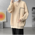 Load image into Gallery viewer, [ZHUIYI Series]★Sweater★ 3color Tops Unisex Men's Apricot Black Red
