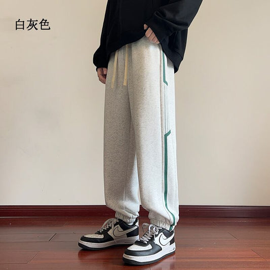 [SENSU Series] ★Casual Pants★ Brushed lining 3color Bottoms Trousers Unisex Men's Large Size Sports Style Easy to Match