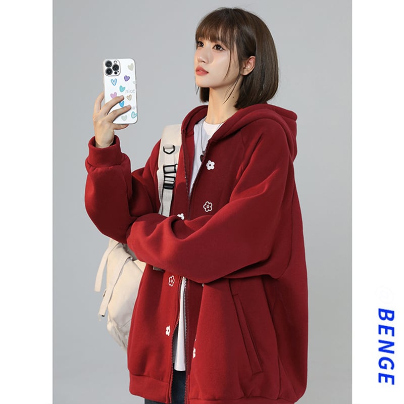 [Fujiiman Series]★Outer★ Parka 3color Unisex Men's Wine Red Black White