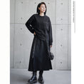 Load image into Gallery viewer, [0246 Series]★Skirt★ Bottoms Punk Harajuku Style Casual Design Black Black ML
