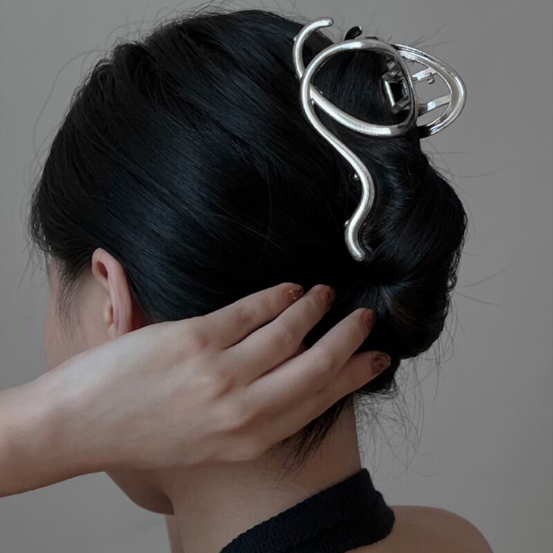 [KANSAI Series] ★Hair Ornament★ Hair Clip Ladies Accessory Accessory Silver Shiny Women Present Gift Adult