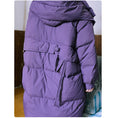 Load image into Gallery viewer, [Kokaisha --- Fine Rakuten Series] ★Down Coat★ 2color 90% Down Winter Coat Warm Purple Black
