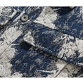 Load image into Gallery viewer, [BrokenBird Series]★Jacket★ Outerwear Unisex Men's Floral Pattern Blue Blue Cool
