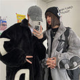 Load image into Gallery viewer, [Style Series] ★Outerwear★ 2color jacket unisex men's thick warm black gray black gray couple clothes
