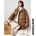 Load image into Gallery viewer, [Suikoishi Series] ★Winter Coat★ Cotton Coat Outerwear 3color Unisex Men's Green White Brown
