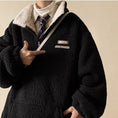 Load image into Gallery viewer, [V37 Series] ★Tops★ 3color Thick Warm Outerwear Stand Neck Unisex Men's Brown Black Beige
