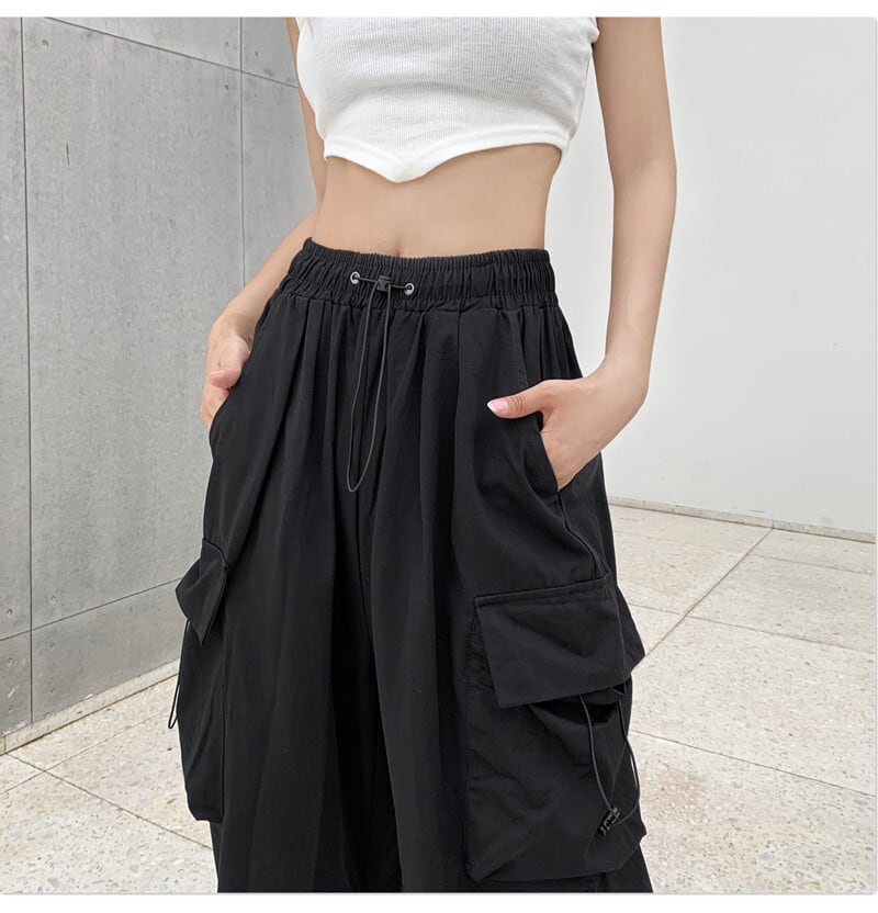 [Miyakoya Series]★Casual Pants★ Pants Bottoms 2 Colors Unisex Men's Green Black Black