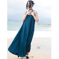 Load image into Gallery viewer, [Daiseiryusu Series] ★China style dress★ Hanging dress Plain Simple Long Length Original Blue Blue
