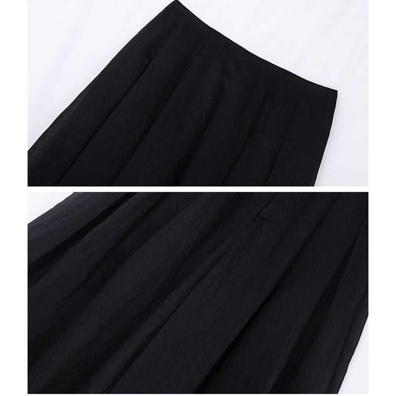 [Daiseilongshu Series]★China style pants★ 3color Gaucho pants Bottoms Wide pants Improves temperament Simple Thin