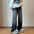 Load image into Gallery viewer, [YANDAN Series] ★Denim pants★ 2 colors Bottoms Pants Unisex Men's Gradient Blue Black
