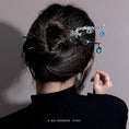 Load image into Gallery viewer, [yyds genderless series]★China style hair ornament, hairpin, 1 piece★2color black or silver ladies accessories, easy to match, cute
