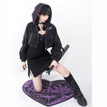 Load image into Gallery viewer, [Momoko Sakura Series] ★Jacket★ Outer mini length cute hooded black black easy to match
