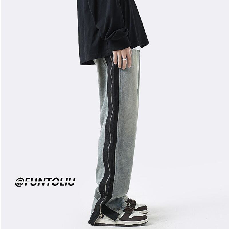 [Series]★Trousers★ Casual pants, denim pants, bottoms, unisex, men's, color scheme ML XL 2XL