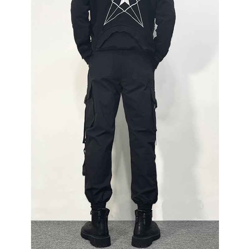 [CHENSHU Series] ★Casual Pants★ Bottoms Trousers Men's Simple Easy to Match Black