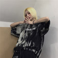 Gallery viewerに画像を読み込む, 【大魔王シリーズ】★Tシャツ★ トップス プリント ins風 レトロ ゆったり アルファベット 半袖 ブラック 黒い
