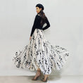 Load image into Gallery viewer, [KEER Series] ★Floral pattern skirt★ 3 lengths available, large size, stylish, elastic waist
