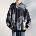 Load image into Gallery viewer, [Evil Series] ★Tops★ 3color long sleeve tops unisex men's print black white large size
