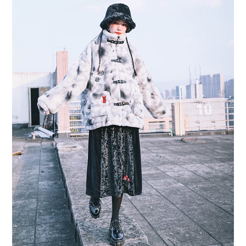 [Old Monster---Torako Series] ★Chinese style coat★ Winter coat, thick and warm, Chinese clothes, original, easy to match