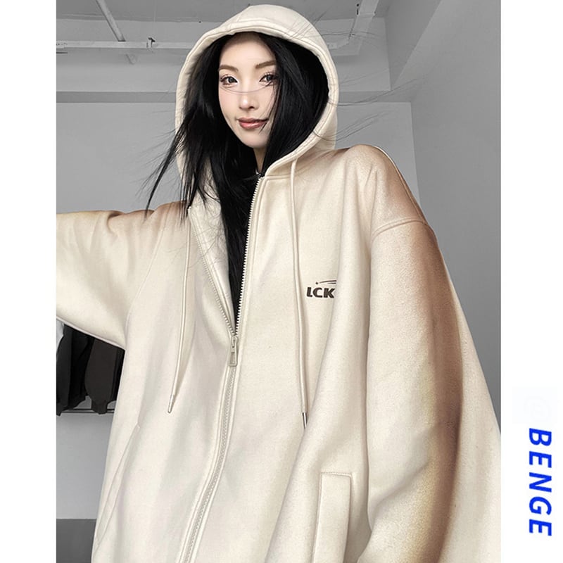 [BENGE Series]★Jacket★ 3color Outer Parka Unisex Men's Black Coffee Color Apricot