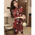 Load image into Gallery viewer, Sexy Chinese Dress Short One Piece SML Coming of Age Ceremony Party Red Red Slit Floral Pattern
