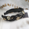 Load image into Gallery viewer, [Shichichiya Series] ★Headband★ 3color Hair Ornament Ladies Accessories Hair Ornament Black Navy Purple
