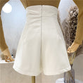 Load image into Gallery viewer, [173 series] ★Culottes skirt★ 4color shorts mini skirt black light brown pink white PU
