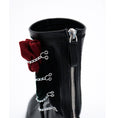 Load image into Gallery viewer, [chicsky---Kurono Series]★Shoes★Boots 35 36 37 38 39 Shoes Rose Chain Black Black Cute
