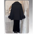 Load image into Gallery viewer, [Kishiki series] ★Outer★ Cloak Easy to match tops Black Black Improves temperament SML
