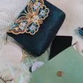 Load image into Gallery viewer, [Shimizu Kei Series]★China style bag★ 4color chain shoulder blue green cute embroidery original easy to match
