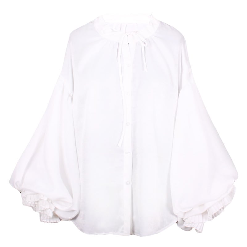 [Yaai Series]★Tops★ Women's Shirt Retro Cute Loose White Easy to match