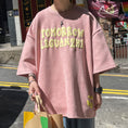 Load image into Gallery viewer, [BIGEMAN Series]★T-shirt★ Tops 2color Unisex Men's Large Size Gray Pink
