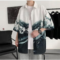 Load image into Gallery viewer, [Emeisa Series]★China Style Shirt★ 3color Tops Unisex Men's Fashion Snowy Mountain Pattern
