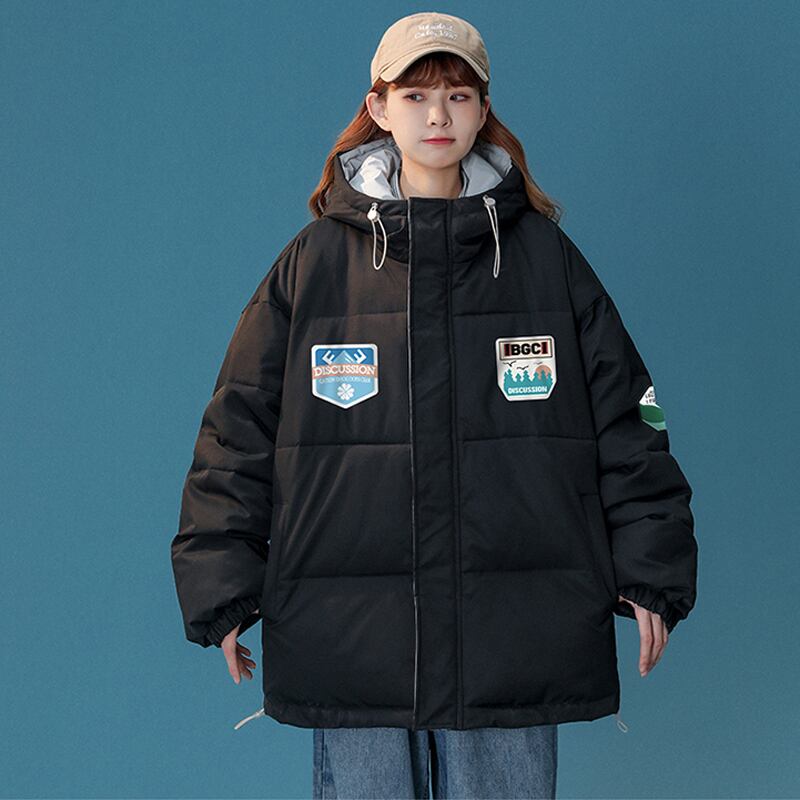 [Morimoto Series] ★Winter Coat★ 3color Thick Warm Unisex Men's Cold Protection Filling Large Size White Black Blue