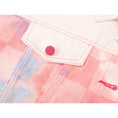 Load image into Gallery viewer, [LHSEN Series] ★Jacket★ Outer mini length plaid color scheme pink SML XL ladies fashionable
