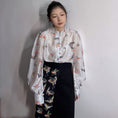 Load image into Gallery viewer, [Big Fish Series]★China Style Shirt★ Tops Butterfly Women's Long Sleeve Shirt Floral Pattern Shirt Large Size
