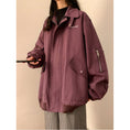 Load image into Gallery viewer, [SENSU Series]★Jacket★ 2color outerwear unisex men's green purple green purple casual
