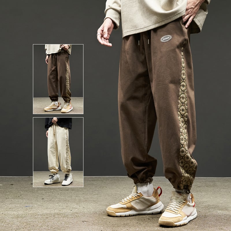 [Hkoimzen Series] ★Casual Pants★ 2color Pants Bottoms Switchable Unisex Men's Coffee Color Beige