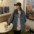 Load image into Gallery viewer, [KEKELI Series]★Denim Jacket★ Outerwear Jean Jean Asymmetrical Autumn Coordination Stylish Slimming Easy to match
