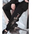 Load image into Gallery viewer, [Kyoto Series]★China style pants★ Embroidered black black unisex casual pants SML XL 2XL
