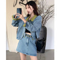 Load image into Gallery viewer, [KEKELI Series]★Setup Single Order★ Outerwear or Skirt with Belt Denim Cute Spring Clothes
