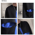 Load image into Gallery viewer, [BAYINGLI series] ★Tops★ Men's sweatshirt casual black black blue design
