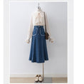 Load image into Gallery viewer, [XIANXIAN Series]★Denim Skirt★ Bottoms Women's Mermaid Skirt Blue
